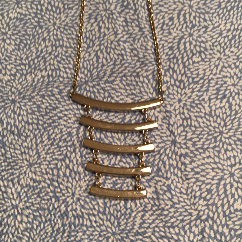 Chico’s - Silver cascading necklace, NWT